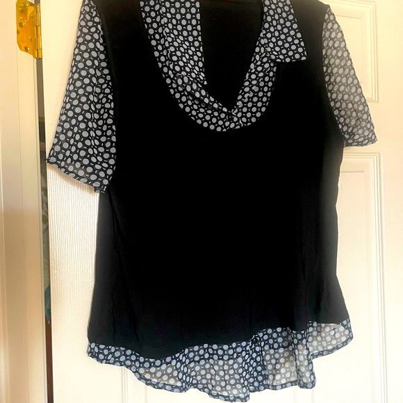 Fashion Bug polka dot top 18/20 - Picture 7 of 7